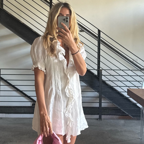 Doen Ivory Ruffle Dress - Picture 6 of 6